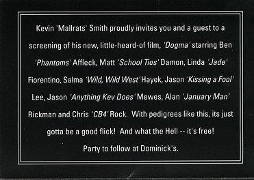 Invitation inside top