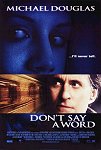 Don't Say a Word poster